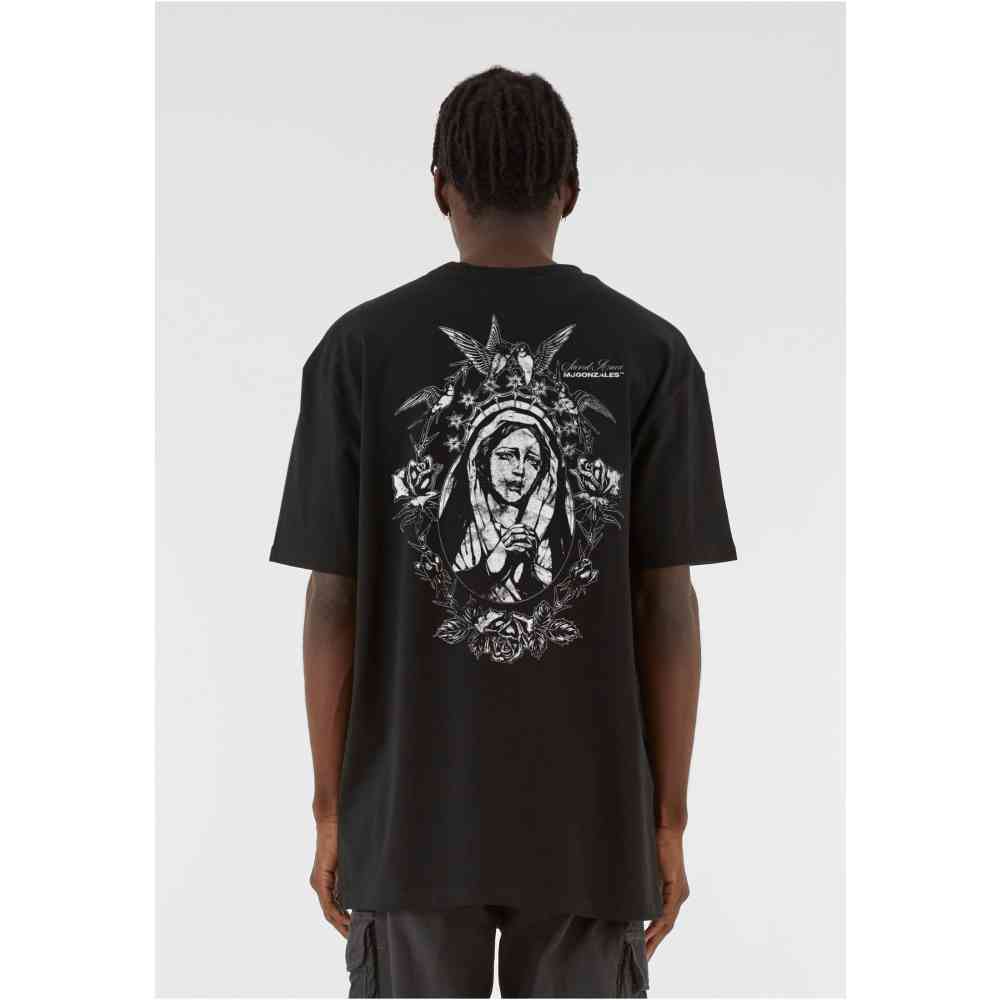 MJ GONZALES - Fatima X Heavy Oversized Heren Tshirt - Zwart